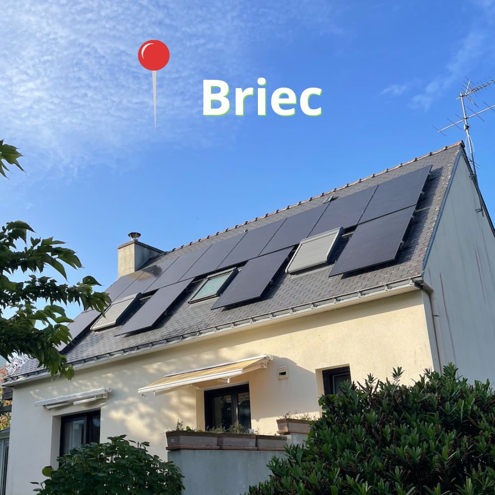 Panneaux solaires à Briec